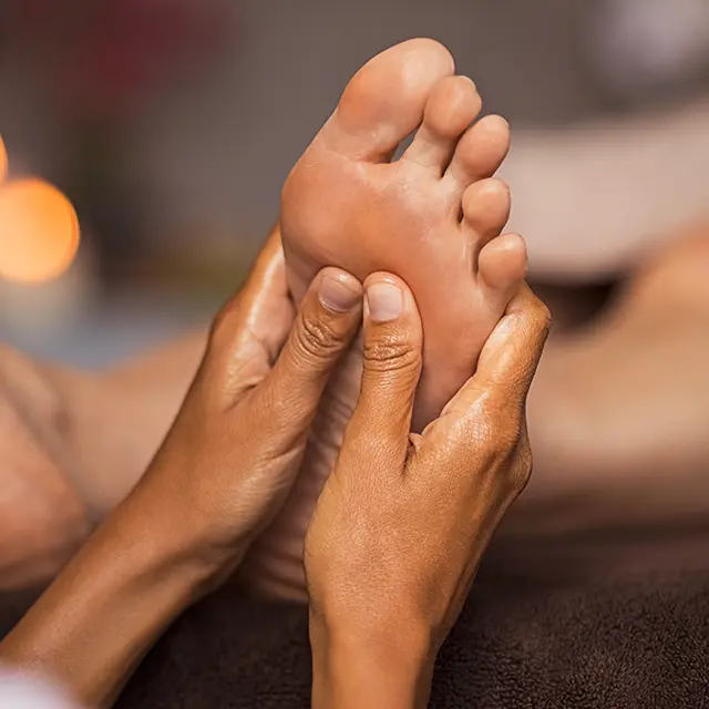 Fußreflexzonenmassage in der Donautherme Ingolstadt